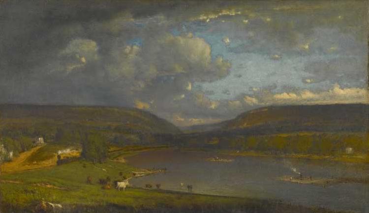 George Inness On the Delaware River oil painting picture